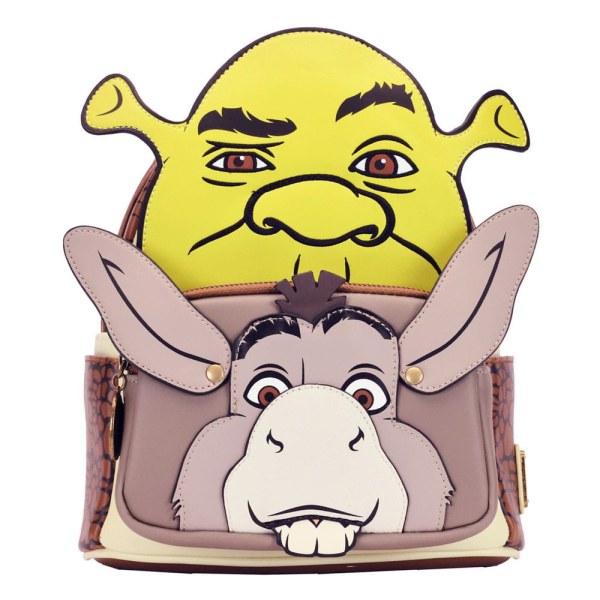 Mini Mochila de cosplay de Shrek y Donkey de Dreamworks by Loungefly