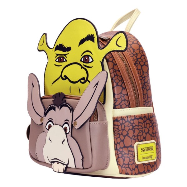 Mini Mochila de cosplay de Shrek y Donkey de Dreamworks by Loungefly