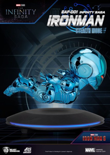 Figura Marvel Egg Attack Flotante The Infinity Saga Ironman Stealth Moda 16 cm