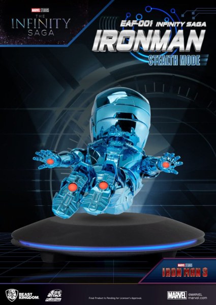 Figura Marvel Egg Attack Flotante The Infinity Saga Ironman Stealth Moda 16 cm
