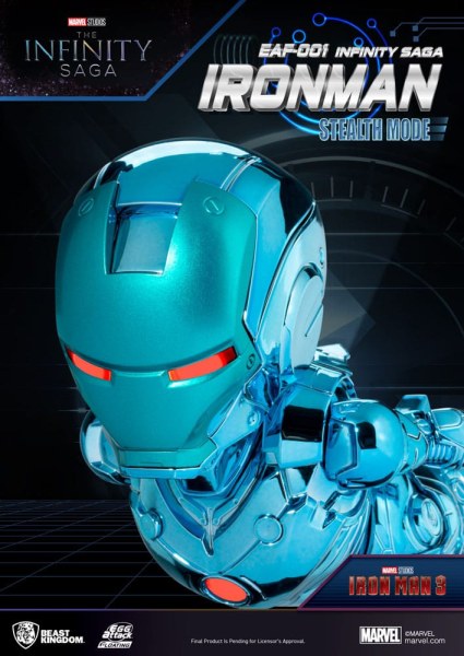 Figura Marvel Egg Attack Flotante The Infinity Saga Ironman Stealth Moda 16 cm