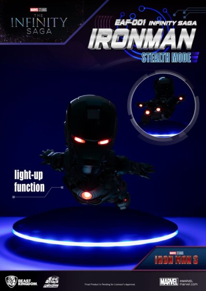Figura Marvel Egg Attack Flotante The Infinity Saga Ironman Stealth Moda 16 cm