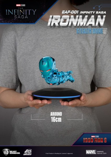 Figura Marvel Egg Attack Flotante The Infinity Saga Ironman Stealth Moda 16 cm