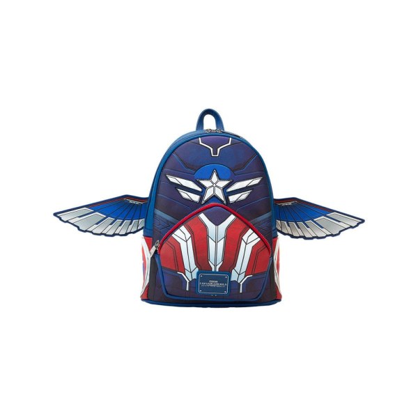 mochilas Capitán América de Loungefly Mini Valiente New World Cosplay
