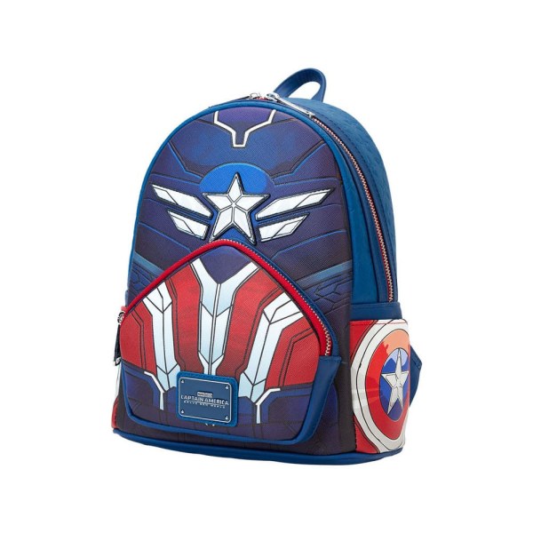 mochilas Capitán América de Loungefly Mini Valiente New World Cosplay