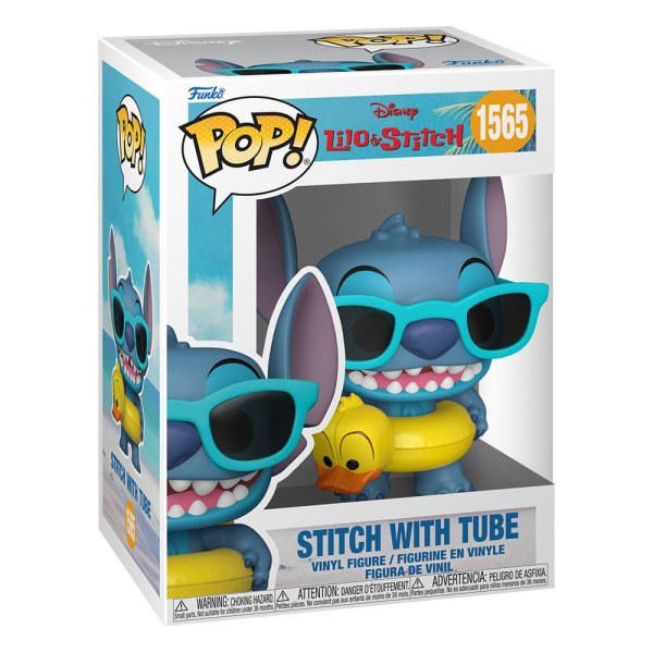 Figura de vinilo POP! 1565 de Lilo y Stitch Tuber Stitch de 9 cm
