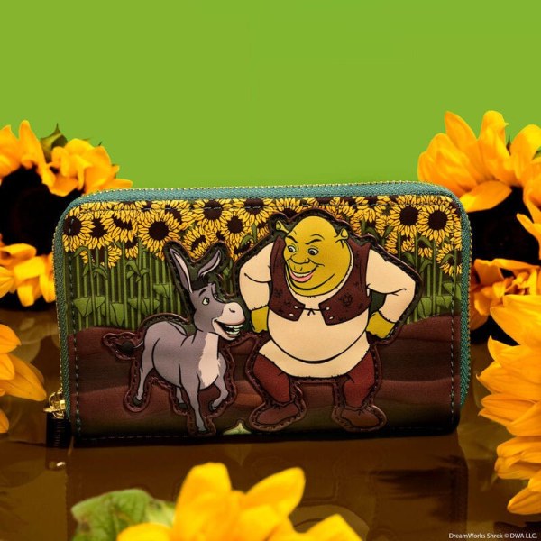 Monedero con diseño de campo de girasoles de Shrek y Donkey de Dreamworks by Loungefly