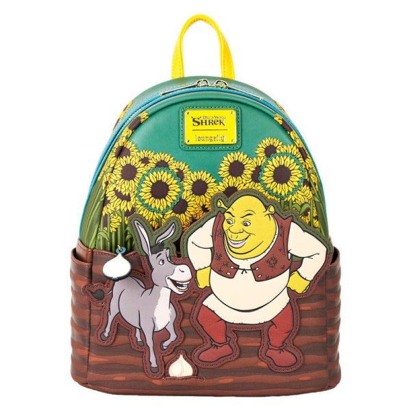Mini Mochila de campo de girasoles de Shrek y Donkey de Dreamworks by Loungefly