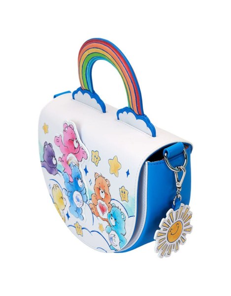 bolsos de hombro con asa arcoíris de Care Bears de Loungefly