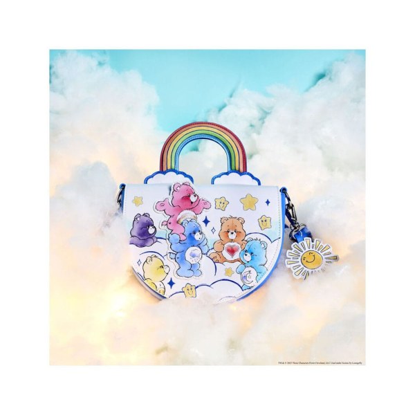 bolsos de hombro con asa arcoíris de Care Bears de Loungefly
