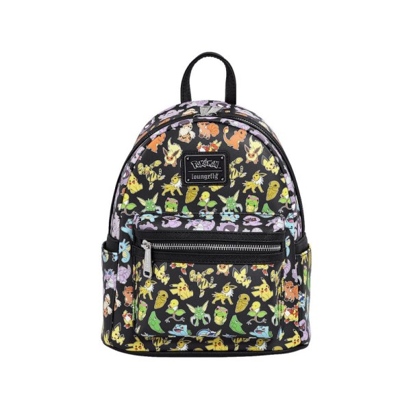 mochilas Pokemon de Loungefly Mini con estampado multipersonaje en Todo su extensión