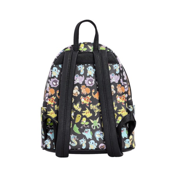 mochilas Pokemon de Loungefly Mini con estampado multipersonaje en Todo su extensión