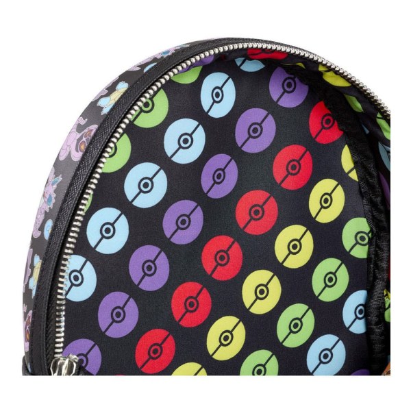 mochilas Pokemon de Loungefly Mini con estampado multipersonaje en Todo su extensión