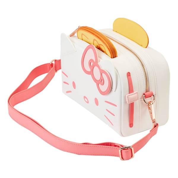 bolsos de hombro bandolera con tostadora de desayuno de Hello Kitty de Loungefly