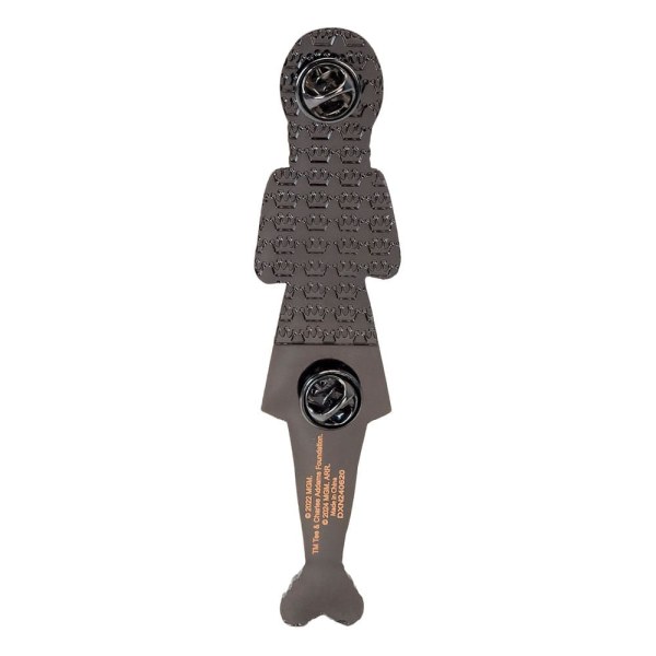 Set de 4 pins esmaltados Wednesday by Loungefly Muñeca de papel Wednesday Addams 3 cm