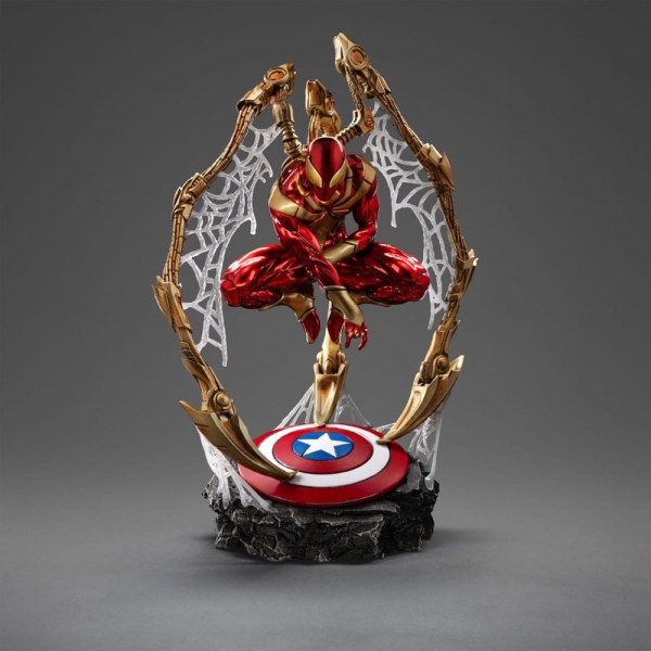 Estatuilla Marvel Deluxe Art 10 1 Hombre Araña Iron Armor Comics (CCXP Exclusive 2024) 24 cm