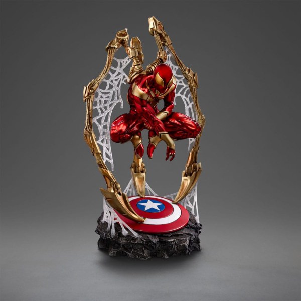 Estatuilla Marvel Deluxe Art 10 1 Hombre Araña Iron Armor Comics (CCXP Exclusive 2024) 24 cm