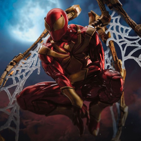 Estatuilla Marvel Deluxe Art 10 1 Hombre Araña Iron Armor Comics (CCXP Exclusive 2024) 24 cm
