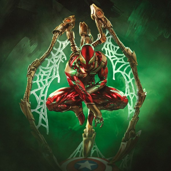 Estatuilla Marvel Deluxe Art 10 1 Hombre Araña Iron Armor Comics (CCXP Exclusive 2024) 24 cm