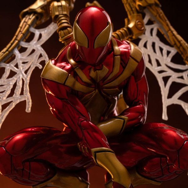 Estatuilla Marvel Deluxe Art 10 1 Hombre Araña Iron Armor Comics (CCXP Exclusive 2024) 24 cm