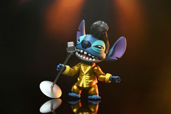 Figura de Elvis Stitch con traje dorado Ultimate de Lilo & Stitch de 18 cm