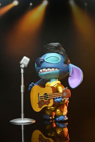 Figura de Elvis Stitch con traje dorado Ultimate de Lilo & Stitch de 18 cm