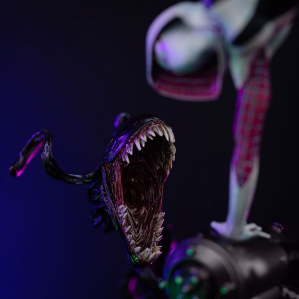 Estatuilla Hombre Araña vs Villanos 1 10 Scale Ghost Spider Diorama 34 cm