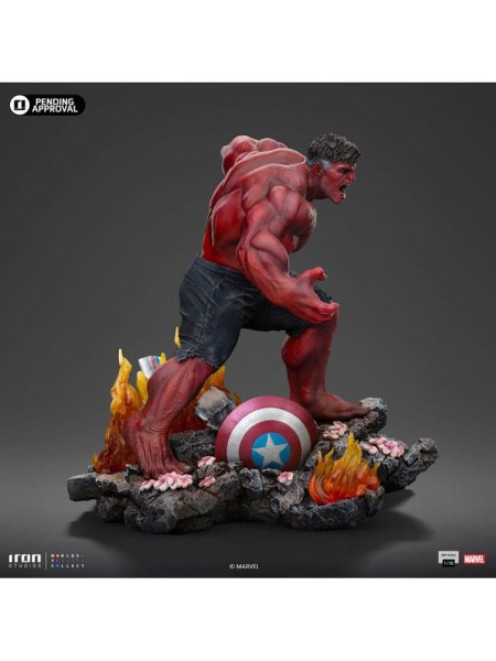 Estatuilla Marvel Art Scale 1 Hulk Rojo 23 10