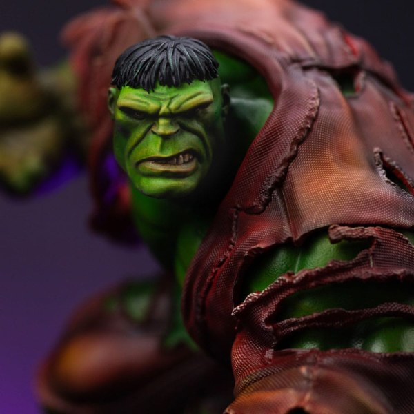 Estatuilla Marvel 1 BDS Art Scale Guantelete del Infinito Hulk Diorama 25 cm
