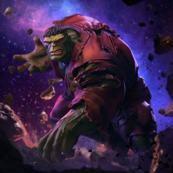 Estatuilla Marvel 1 BDS Art Scale Guantelete del Infinito Hulk Diorama 25 cm