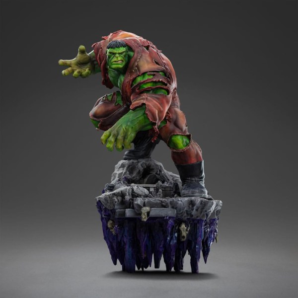 Estatuilla Marvel 1 BDS Art Scale Guantelete del Infinito Hulk Deluxe Diorama 32 cm
