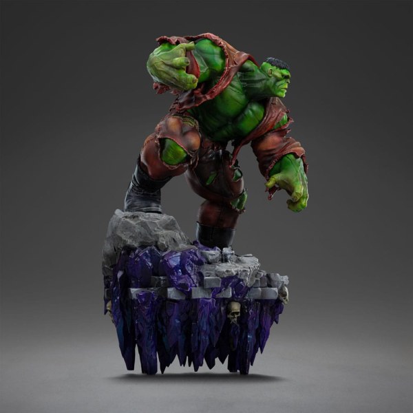 Estatuilla Marvel 1 BDS Art Scale Guantelete del Infinito Hulk Deluxe Diorama 32 cm