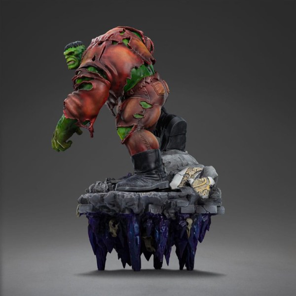 Estatuilla Marvel 1 BDS Art Scale Guantelete del Infinito Hulk Deluxe Diorama 32 cm