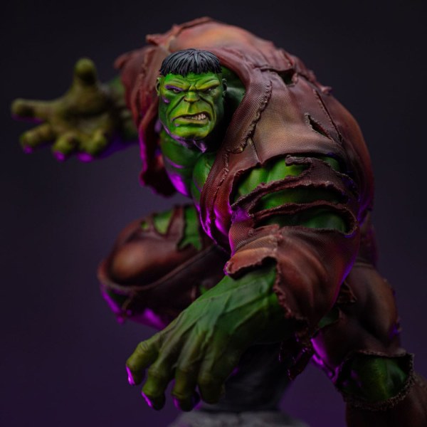 Estatuilla Marvel 1 BDS Art Scale Guantelete del Infinito Hulk Deluxe Diorama 32 cm