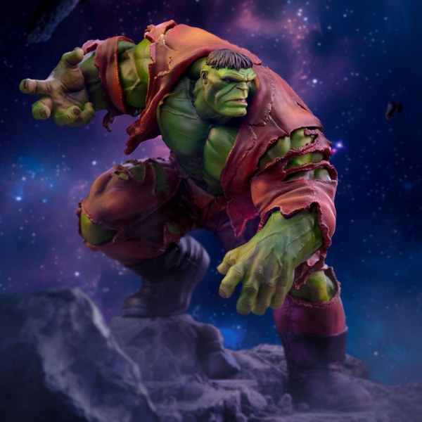 Estatuilla Marvel 1 BDS Art Scale Guantelete del Infinito Hulk Deluxe Diorama 32 cm