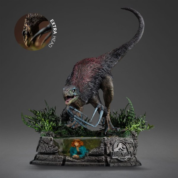 Jurassic World: Estatuilla Dominion 1 Demi Art Scale Therizinosaurus 29 cm