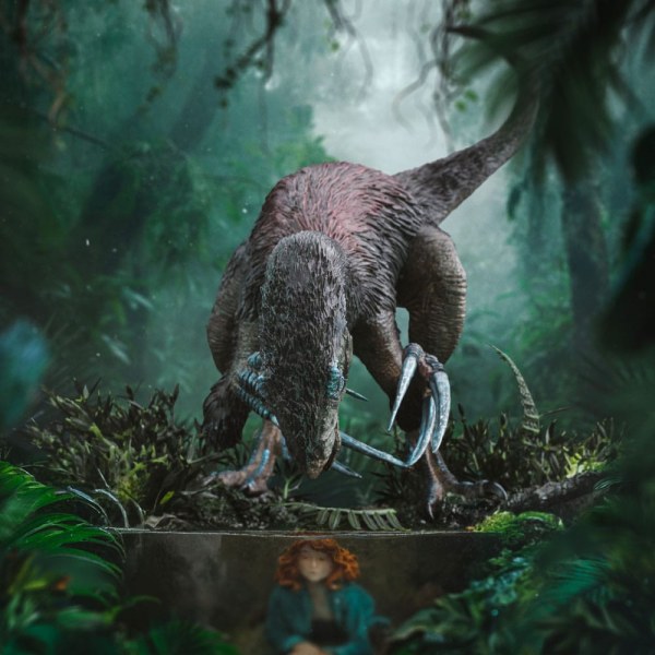 Jurassic World: Estatuilla Dominion 1 Demi Art Scale Therizinosaurus 29 cm