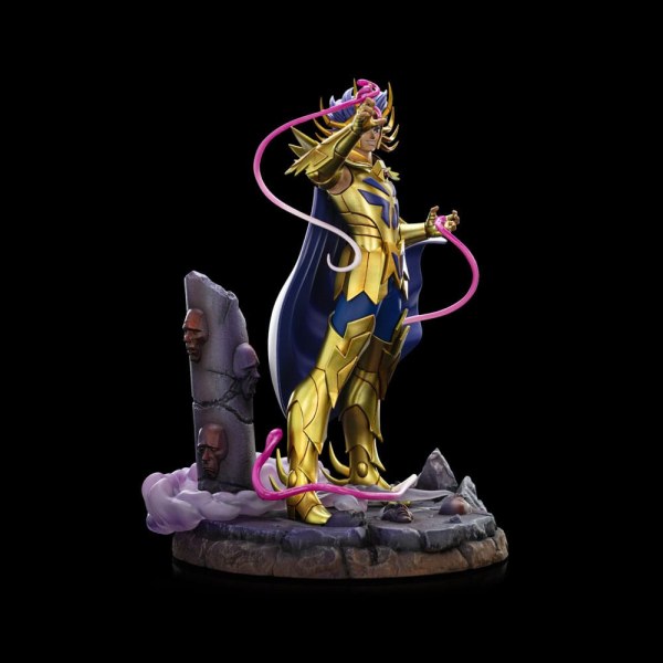 Estatuilla Saint Seiya 1 Art Scale Máscara de muerte de Cáncer 23 cm