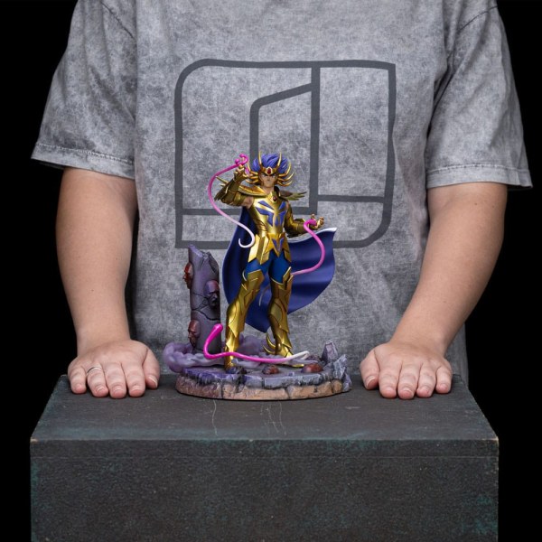 Estatuilla Saint Seiya 1 Art Scale Máscara de muerte de Cáncer 23 cm