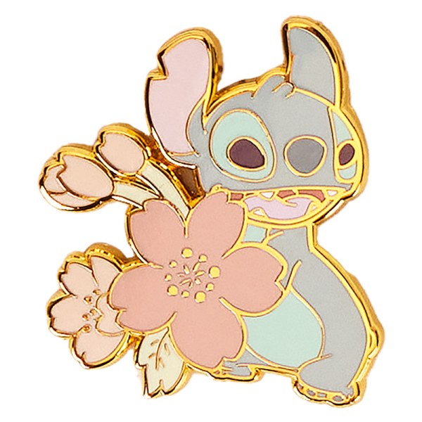 Pin caja Misterio Stitch y Angel Cherry Blossom - DISNEY LOUNGEFLY