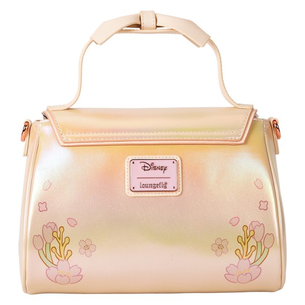 Bolso Bandolera con asa de lazo Stitch & Angel Cherry Blossom - DISNEY LOUNGEFLY