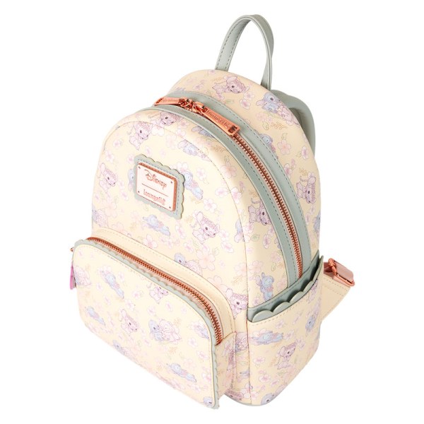 Mini Mochila Stitch y Angel Cherry Blossom - DISNEY LOUNGEFLY