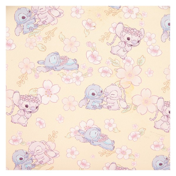 Mini Mochila Stitch y Angel Cherry Blossom - DISNEY LOUNGEFLY