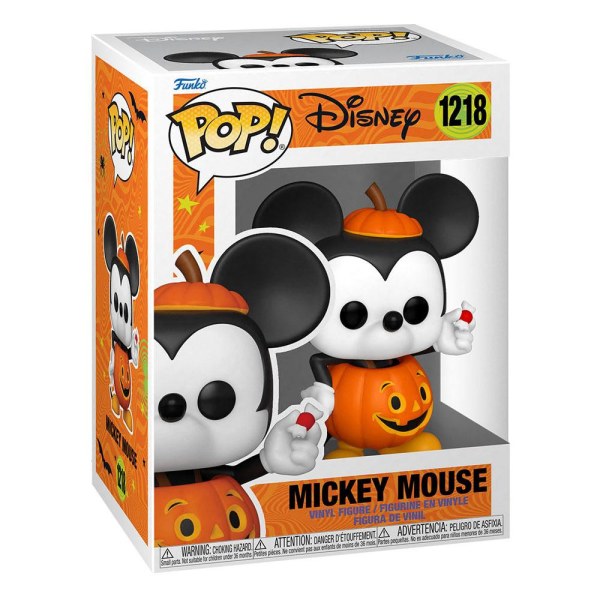 Figura de vinilo Disney Halloween POP! 1218 Mickey Truco o Trato 9 cm