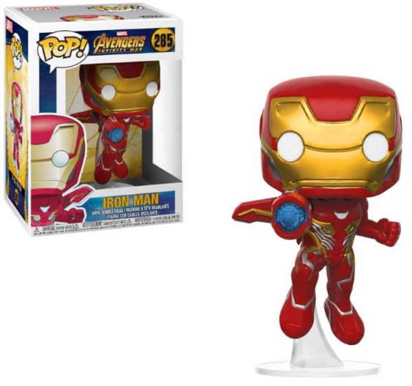 Figura de vinilo de Iron Man de 9 cm Los Vengadores Infinity War POP! 285 Movies