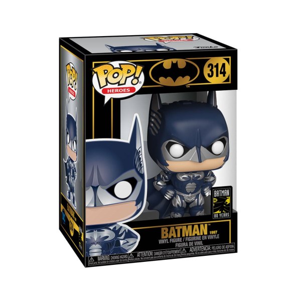 Figura de vinilo Batman 80.º aniversario POP! 314 Héroes Batman (1997) 9 cm