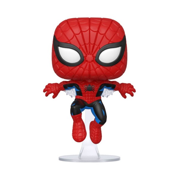 Figura de vinilo Marvel 80th POP! 593 Hombre Araña (Primera aparición) 9 cm