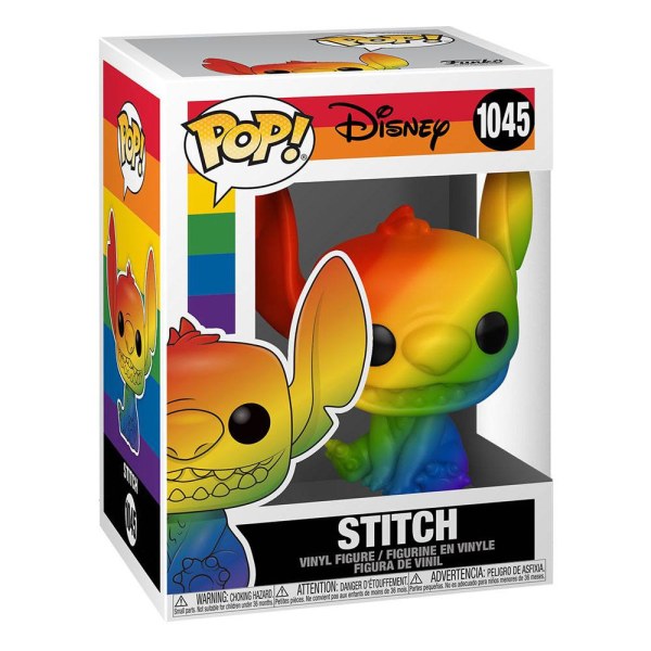 Figura de vinilo Lilo & Stitch POP! 1045 Pride Stitch (RNBW) 9 cm