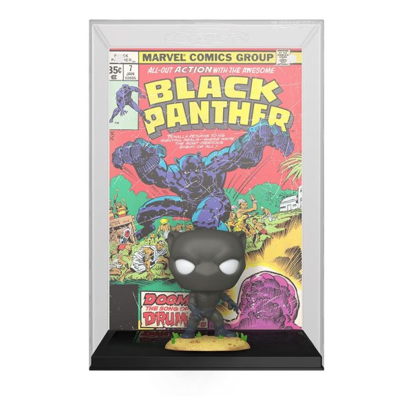 Figura de vinilo Marvel POP! 18 Comic Cover Pantera Negra 9 cm