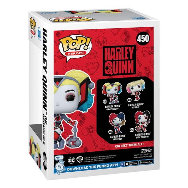 Figura de vinilo POP! 451 Heroes de DC Comics: Harley Harley Quinn Takeover de 9 cm.